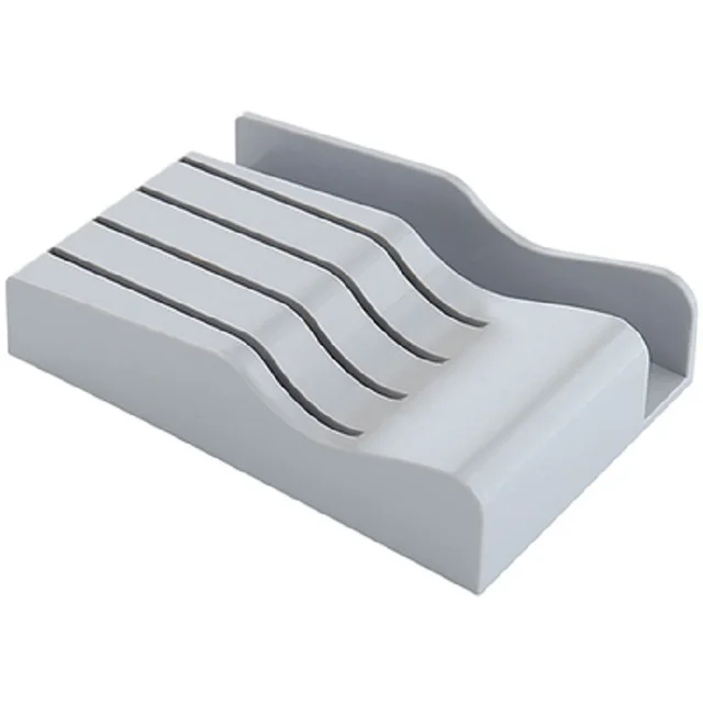 Household Storage Chopping Board Kitchen Knife Rack Grey - Shop at LoveMi