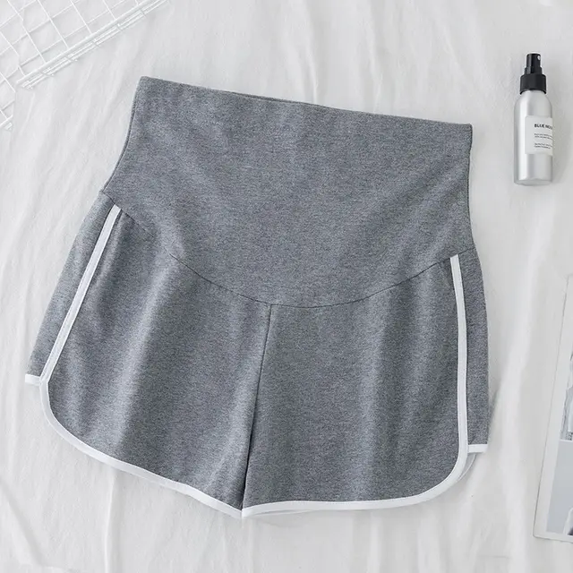 Maternity Sports Shorts Spring And Summer Grey - Shop at LoveMi