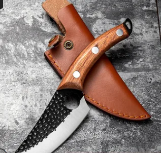 Kitchen Knife Meat Cleaver Slaughtering Butcher Knife Chopping Boning Knife Raw Fish Filleting Cooking Tool - Shop at LoveMi