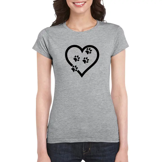 Love Print Ladies New T Shirt Grey - Shop at LoveMi