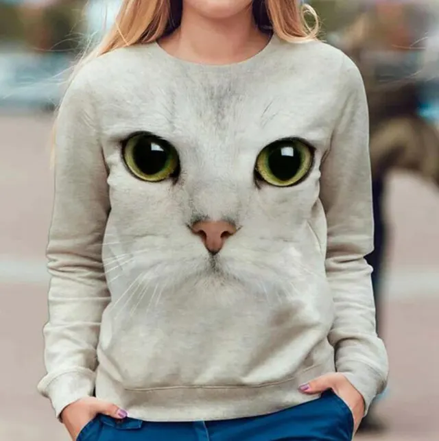Animal Print Fashion Casual Long sleeved T shirt 6 Colors 6 Sizes 4Picture - Shop at LoveMi