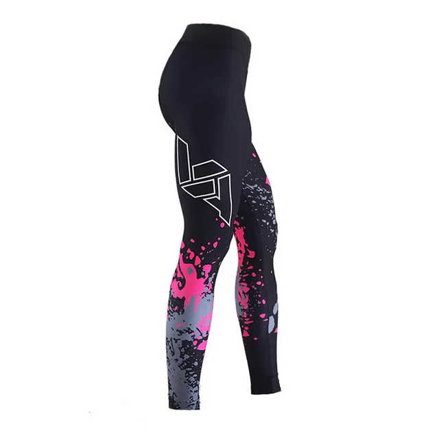 Women's Digital Geometric Print Hip Lifting Stretch High Waist Leggings Red - Shop at LoveMi