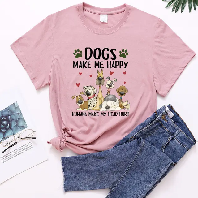 Men's And Women's T Shirt Small Animal Print Top Pink - Shop at LoveMi