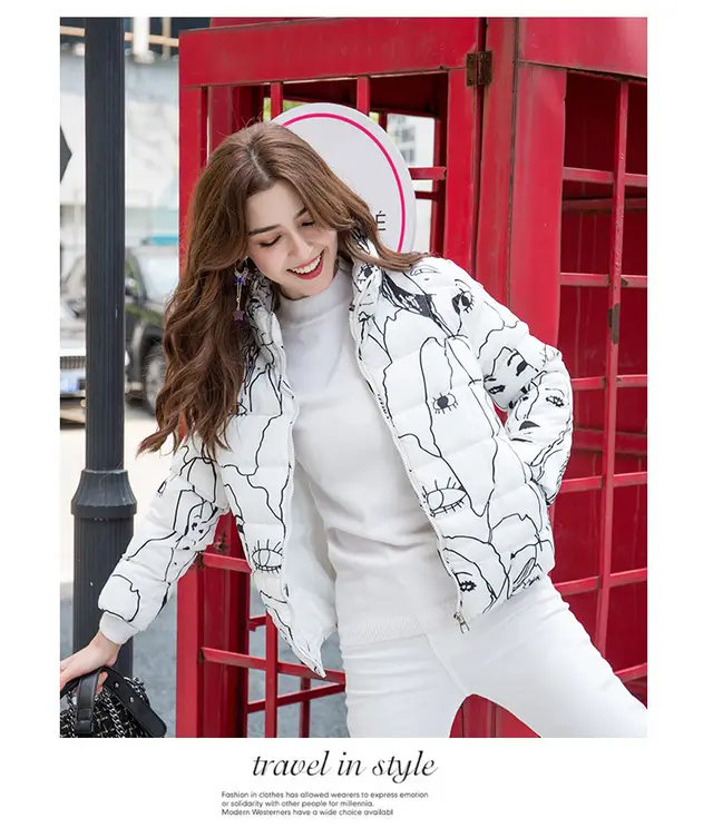 Small Cotton Coat Korean Style Light Short Coat White - Shop at LoveMi