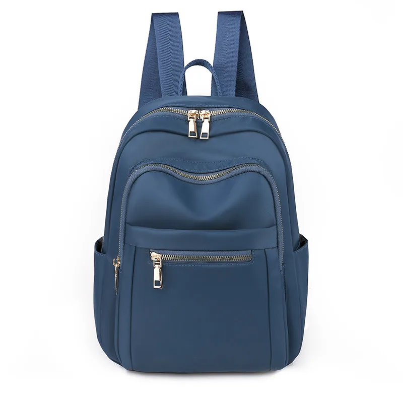 Oxford Cloth Fashion Trend School Bag Travel Backpack Large Capacity Backpack Blue - Shop at LoveMi