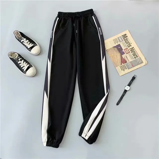 Women'S Loose Fitting Straight High Waist Casual Pants Black - Shop at LoveMi
