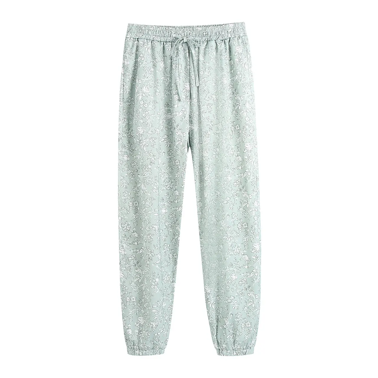 The Same Style European And American All-Match Women'S Summer New Fashion Printed Jogging Pants - Photo Color - View 1