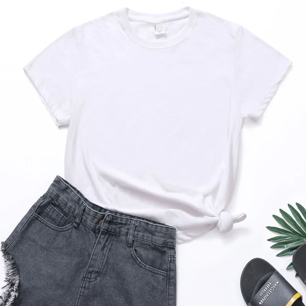Bee Print Short Sleeve T-Shirt Top Women's Short Sleeve - White
