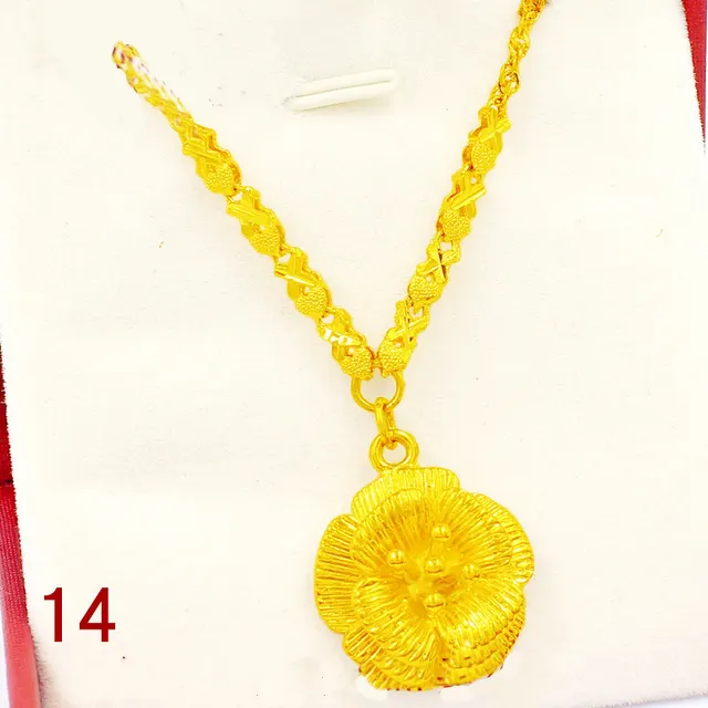 Sand Gold Plated Clavicle Chain Children'S Strap Pendant Peach Heart Necklace N - Shop at LoveMi