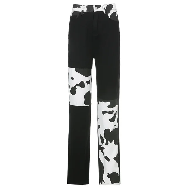 Fashionable Street Straight Casual Pants Black - Shop at LoveMi