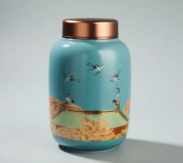 Tea Cans For Storing Tea In Sealed Tins With Metal Lids H - Shop at LoveMi