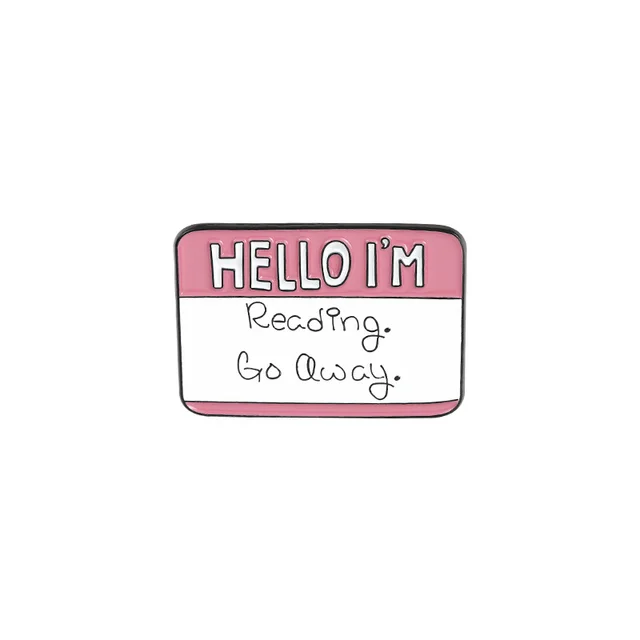Funny Dialog Enamel Pins Humor Label Cute Brooch Clothes Lapel Pins Cartoon Accessories Section B - Shop at LoveMi