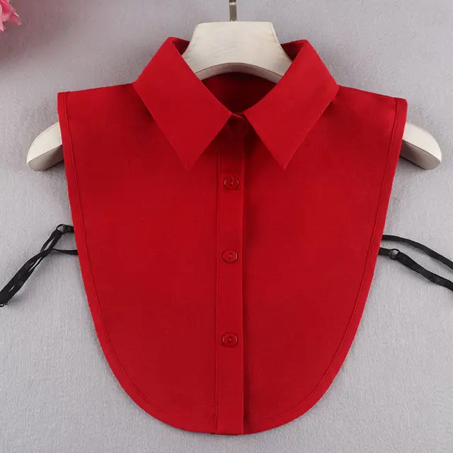 Fashion Casual Blouse Chiffon Fake Collar - Shop at LoveMi