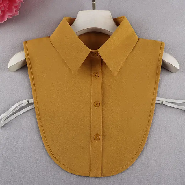 Fashion Casual Blouse Chiffon Fake Collar - Shop at LoveMi