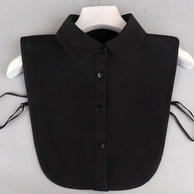 Fashion Casual Blouse Chiffon Fake Collar - G
