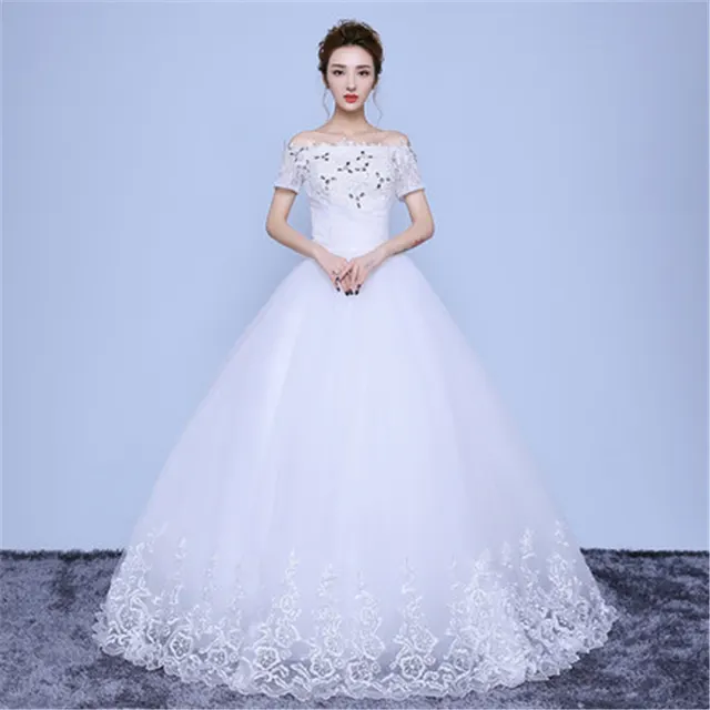 Wedding Dress Bridal Sleeves Wedding Wedding Dress Was Thin And Thin - Shop at LoveMi