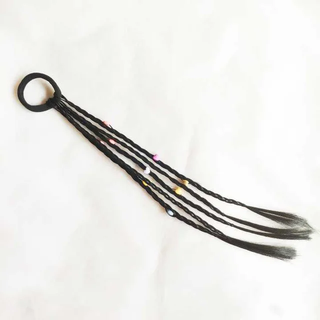 Festive Performance Colorful Bead Twist Braid A Black - Shop at LoveMi