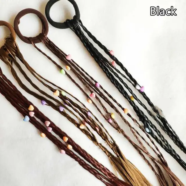 Festive Performance Colorful Bead Twist Braid Black - Shop at LoveMi