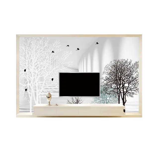 TV Background Wall Paper Living Room Video Wall - Shop at LoveMi