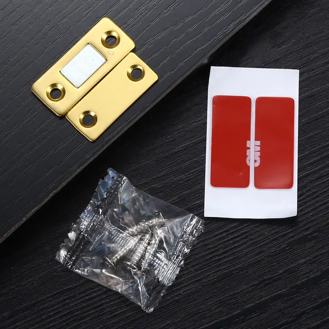 Punch free Magnetic Door Closer Gold1Sets - Shop at LoveMi