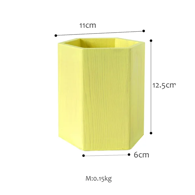 SWEETGO Straw Holder Cake Table Decoration Makeup Brush Storage Flowers Vase Background Scenery Props Lollipop Wood Pot J - Shop at LoveMi