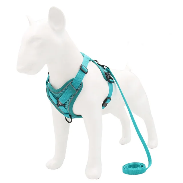 Pet Reflective Nylon Dog Harness Green - Shop at LoveMi