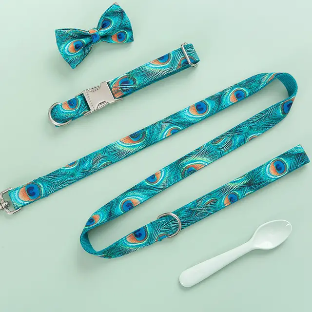 Collar Popular Pet Leash Dog Bow Set Medium sized Dog Pet Supplies Default - Shop at LoveMi