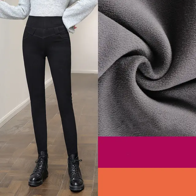 Plus Size Autumn And Winter Elastic Waist Was Thinner 04Style - Shop at LoveMi