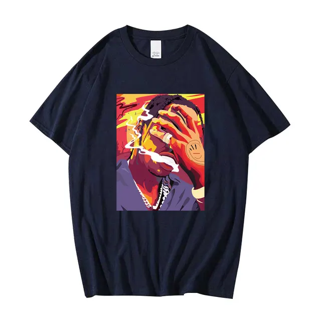 Strike Hard No Mercy T shirt Navy Blue - Shop at LoveMi
