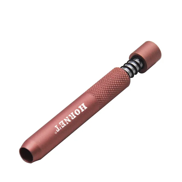 Aluminum Alloy Mini Pipe, Portable With Washable Spring Pipe, Smoking Accessories Rose Gold - Shop at LoveMi