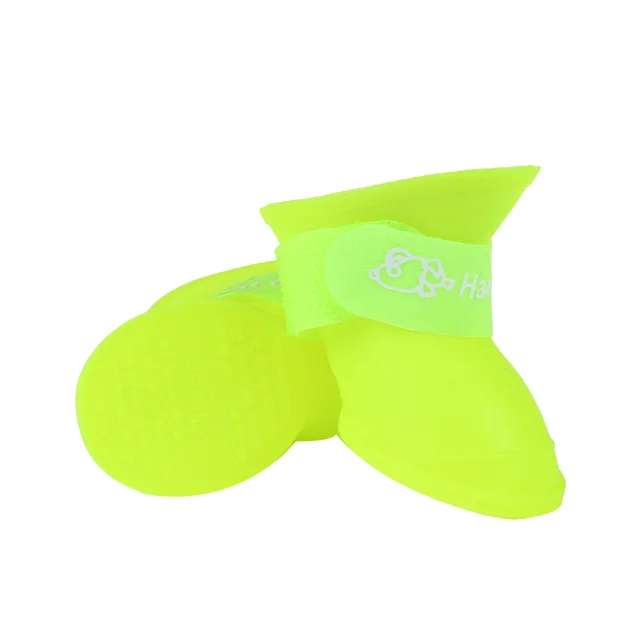 Direct Supply Of Soft Silicone Pet Shoes Waterproof Yellow - Shop at LoveMi