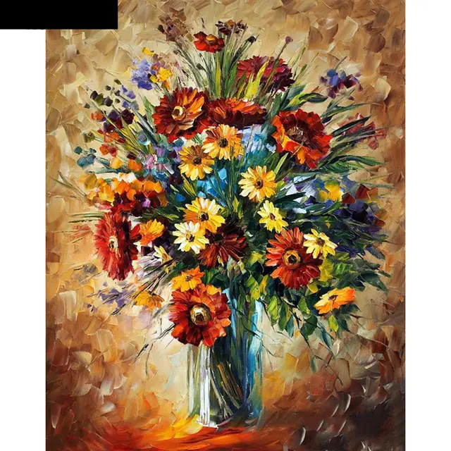 Full SquareRound Drill 5D DIY Diamond Painting Oil Painting Flower 3D Embroidery Square - Shop at LoveMi