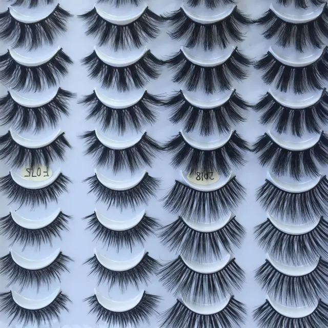 20 Pairs Of False Eyelashes Three dimensional Multi layer Mixed Eyelashes 20Pairs - Shop at LoveMi