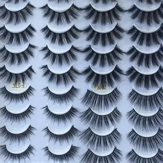 20 Pairs Of False Eyelashes Three-dimensional Multi-layer Mixed Eyelashes - 20Pairs
