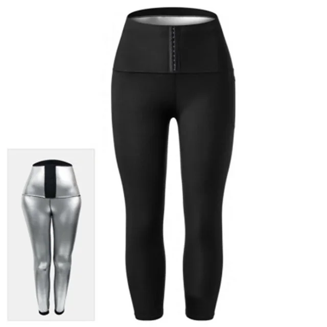 Women's Sweatpants Hip lifting Nine point Yoga Pants Silver - Shop at LoveMi