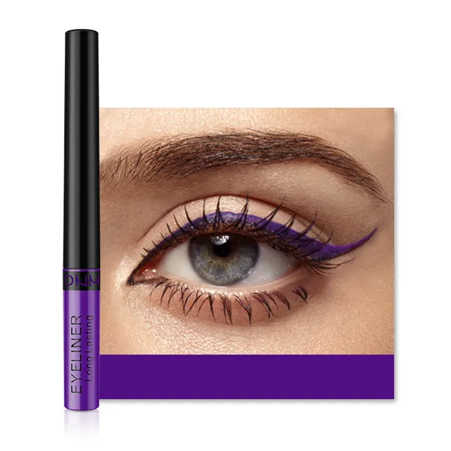 Natural Color Matte Color Liquid Eyeliner Purple - Shop at LoveMi