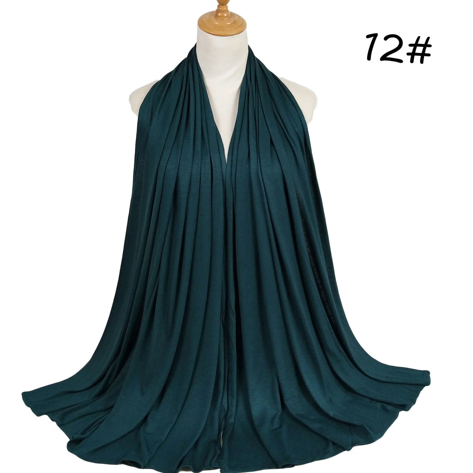 Large Size Mercerized Cotton Modal Long Scarf180x85cm - 12Color