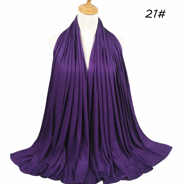 Large Size Mercerized Cotton Modal Long Scarf180x85cm 21Color - Shop at LoveMi