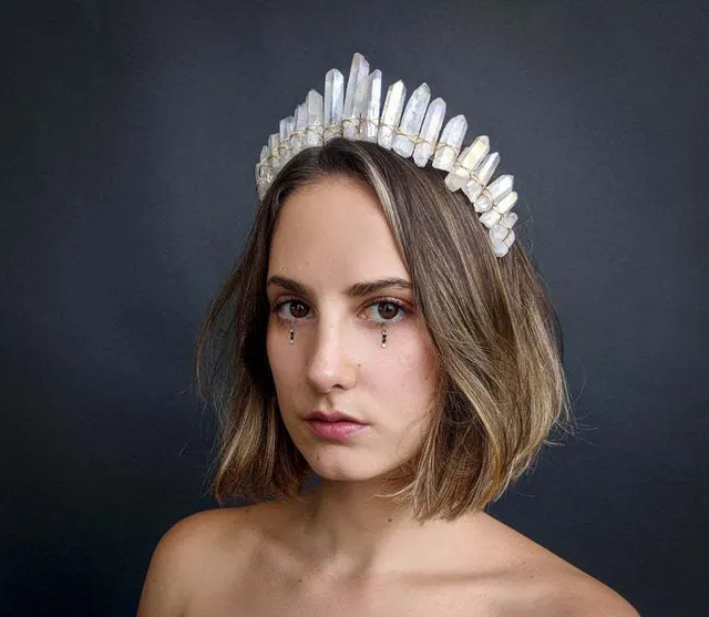 Crown Headband Hair Accessories Bridal Headband Gold - Shop at LoveMi