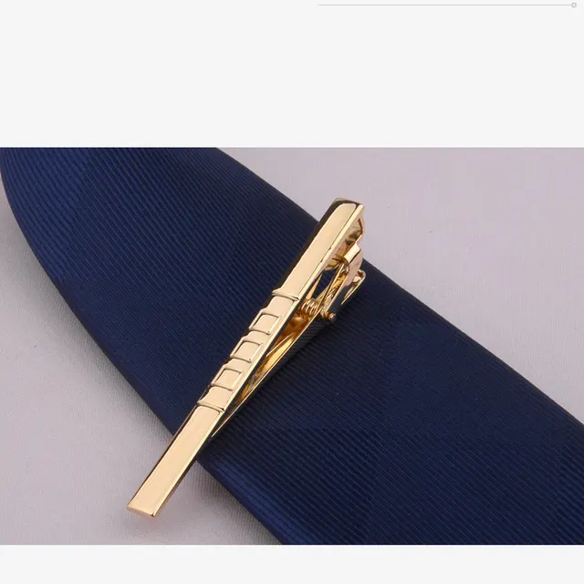 Metal Gold Tie Clip Business Dress Bridegroom Wedding Collar Clip 11 Style - Shop at LoveMi