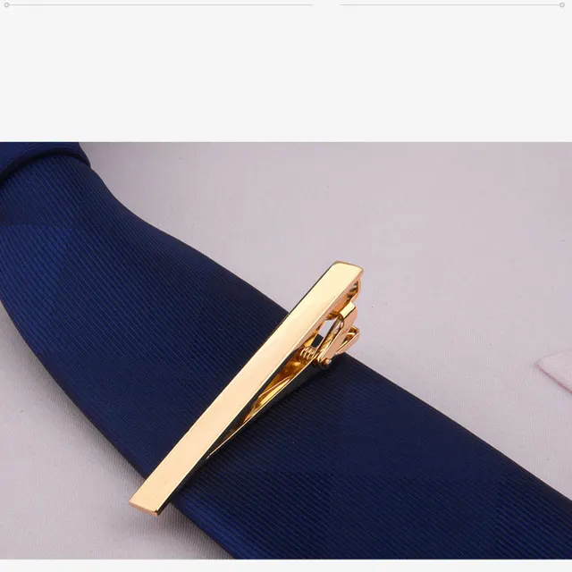 Metal Gold Tie Clip Business Dress Bridegroom Wedding Collar Clip 5 Style - Shop at LoveMi