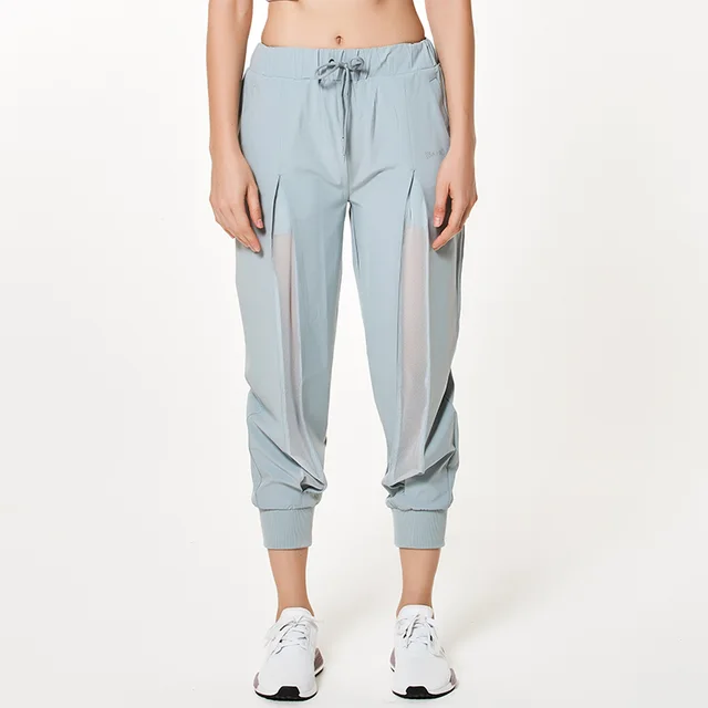 Sports Pants Women Loose Eunning Casual Quick Drying Yoga Pants Fitness Pants Grey - Shop at LoveMi