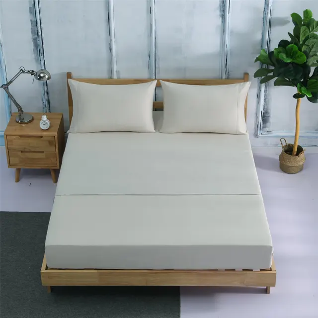 Four piece Bedding, Bed Sheet, Bed Sheet, Hot selling Four piece Plain Brushed Beige - Shop at LoveMi