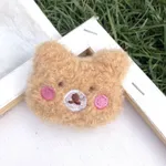 Orange Bear Brooch