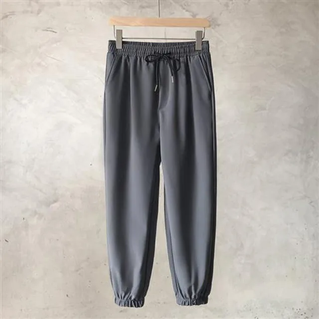 All match Casual Pants Drawstring S5 Dark Grey - Shop at LoveMi