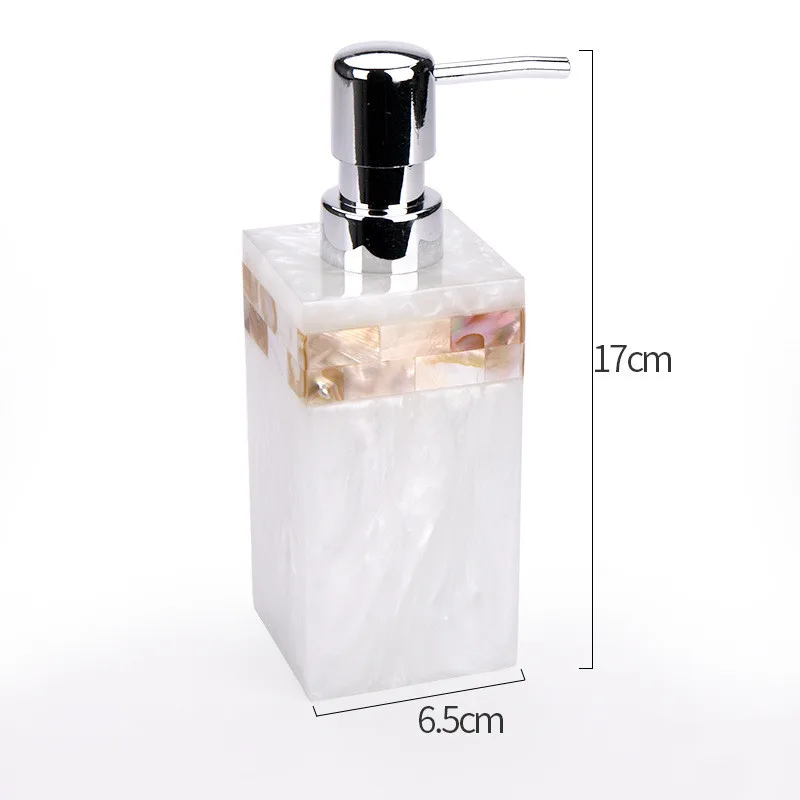 Light Luxury Shell Bathroom Decoration Accessories Toothbrush Holder Soap Dispenser Lotion Bottle Bathroom Supplies Wash Set 5.0 - Emulsion Bottle