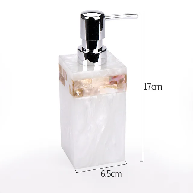 Light Luxury Shell Bathroom Decoration Accessories Toothbrush Holder Soap Dispenser Lotion Bottle Bathroom Supplies Wash Set 5.0 Emulsion Bottle - Shop at LoveMi