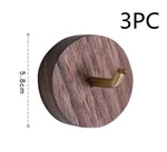 3Pc Black Walnut Round
