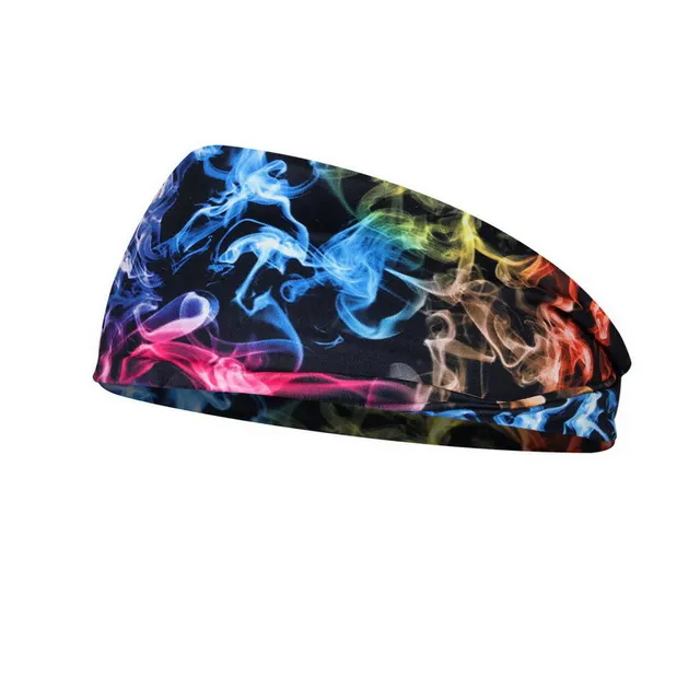Printed Headband Printed Sports Yoga Fitness Sweat Absorbent Headband Headband - Shop at LoveMi