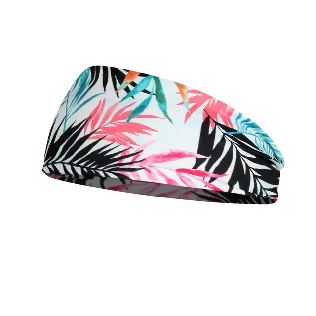 Printed Headband Printed Sports Yoga Fitness Sweat Absorbent Headband Headband Q - Shop at LoveMi